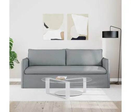 Dīvāns Gaiši Pelēks 195 X 82 X 85 Cm Metāls Vidaxl