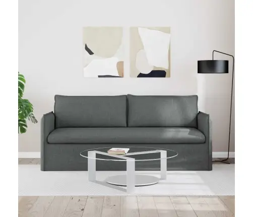 Sofa 180Cm Tamsiai Pilka Metalas