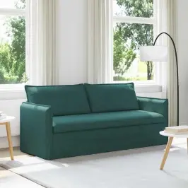 Sofa 180Cm Tamsiai Žalia Metalas