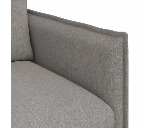 Dīvāns Pelēkbrūna 195 X 82 X 85 Cm Metāls Vidaxl