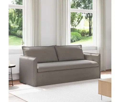 Dīvāns Pelēkbrūna 195 X 82 X 85 Cm Metāls Vidaxl