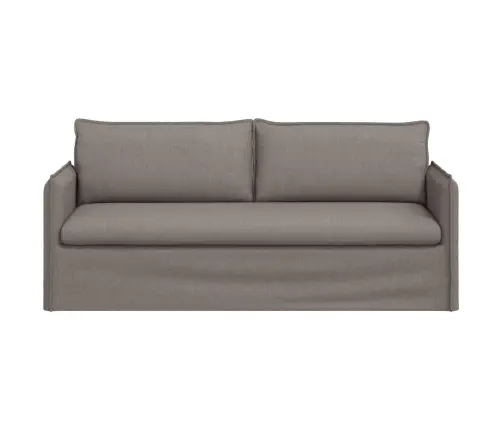 Dīvāns Pelēkbrūna 195 X 82 X 85 Cm Metāls Vidaxl