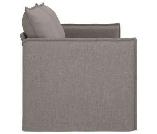 Dīvāns Pelēkbrūna 195 X 82 X 85 Cm Metāls Vidaxl