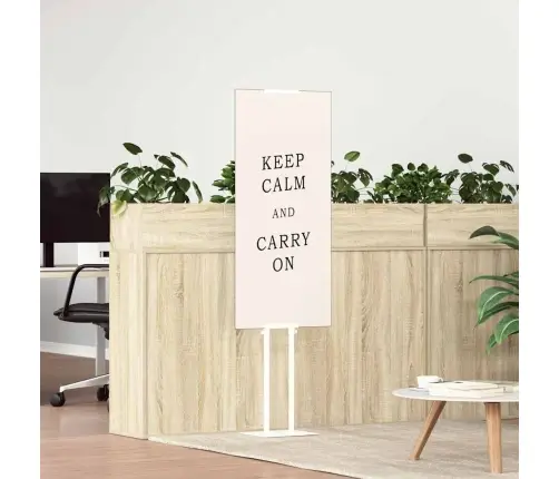 Prekybos Parodos Stendai Balta 30 X 23,5 X 210 Cm Plienas