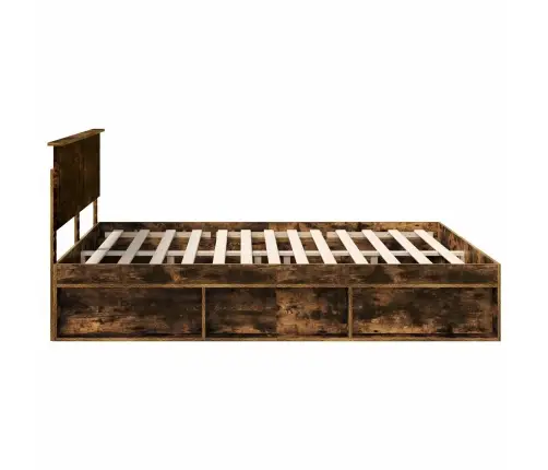 Lovos Rėmas Rūkyta Ąžuolas 180 X 200 Cm Apdirbta Mediena