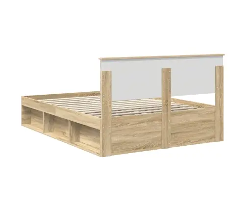 Voodi Raam Peaga Sonoma 140 X 200 Cm Tehispuit