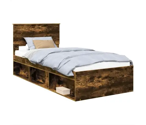 Lovos Rėmas Rūkyta Ąžuolas 100 X 200 Cm Apdirbta Mediena