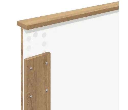 Voodi Raam Peaga Artisani Tamme 90 X 190 Cm Tehispuit