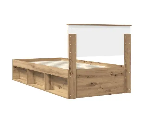 Voodi Raam Peaga Artisani Tamme 90 X 190 Cm Tehispuit