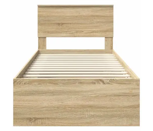 Lovos Rėmas Sonoma Ąžuolas 90 X 200 Cm Apdirbta Mediena