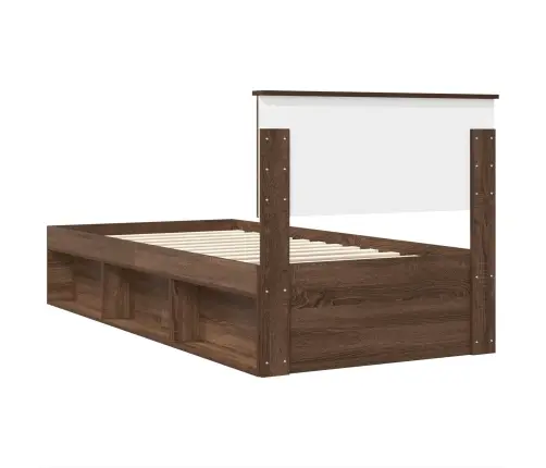 Lovos Rėmas Rudas Ąžuolas 90 X 200 Cm Apdirbta Mediena