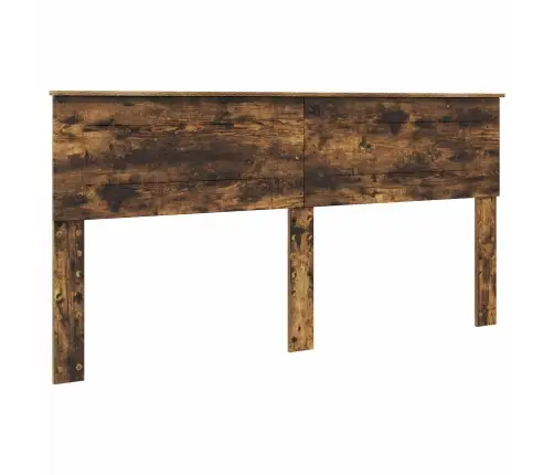 Gultas Rāmis Dūmaka Ozols 200 X 200 Cm Inženieru Koks Vidaxl