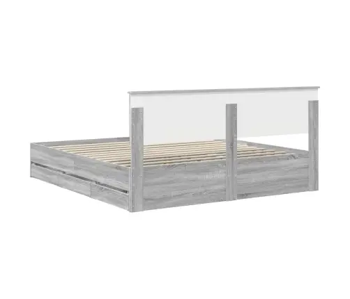 Voodi Raam Sahtliga Peaga Hall Sonoma 180 X 200 Cm Inseneripuit