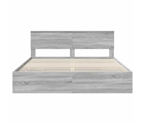 Voodi Raam Sahtliga Peaga Hall Sonoma 180 X 200 Cm Inseneripuit