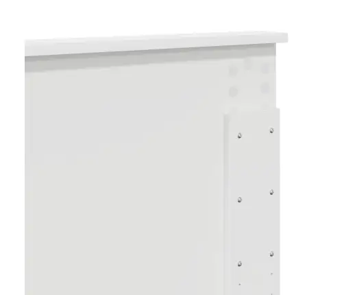 Voodi Raam Sahtliga Peaga Valge 140 X 200 Cm Inseneripuit