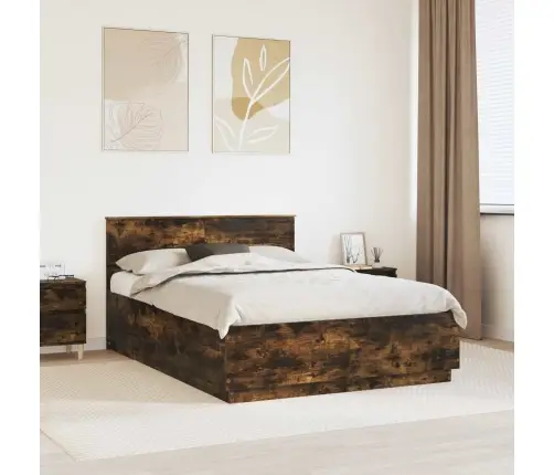 Lovos Rėmas Rūkyta Ąžuolas 160 X 200 Cm Apdirbta Mediena