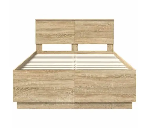 Lovos Rėmas Sonoma Ąžuolas 135 X 190 Cm Apdirbta Mediena