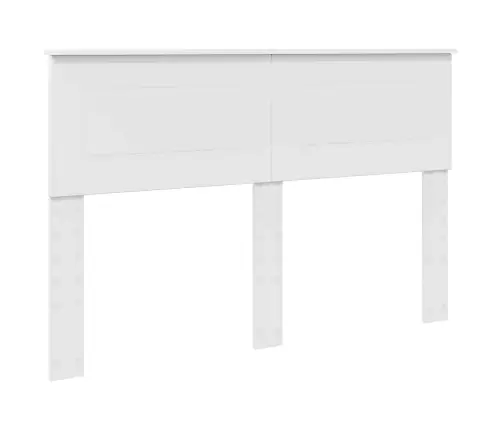Gultas Rāmis Balts 150 X 200 Cm Inženierijas Koks Vidaxl