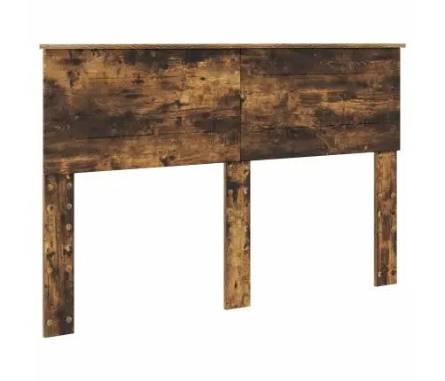 Gultas Rāmis Dūmaka Ozols 150 X 200 Cm Inženierijas Koks Vidaxl