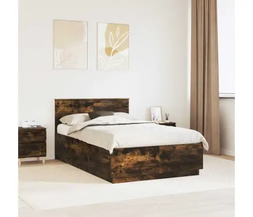 Lovos Rėmas Rūkyta Ąžuolas 135 X 190 Cm Apdirbta Mediena