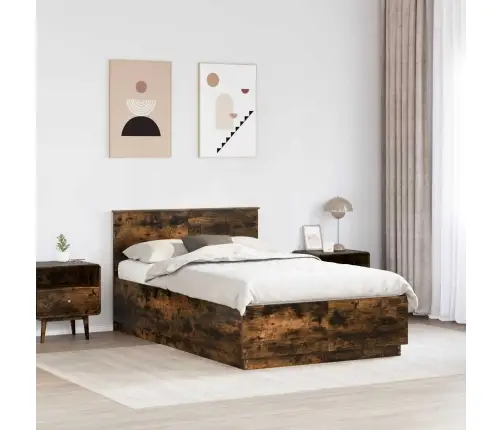 Lovos Rėmas Rūkyta Ąžuolas 135 X 190 Cm Apdirbta Mediena