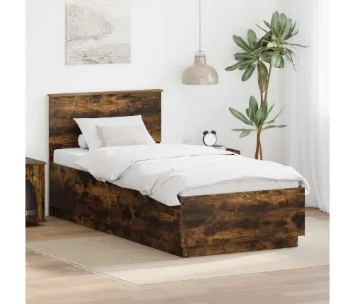 Lovos Rėmas Rūkyta Ąžuolas 100 X 200 Cm Apdirbta Mediena