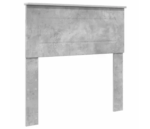 Gultas Rāmis Betona Pelēks 90 X 190 Cm Inženierijas Koks Vidaxl