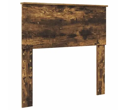 Gultas Rāmis Dūmaka Ozols 90 X 200 Cm Inženierijas Koks Vidaxl