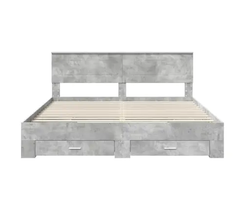 Gultas Rāmis Ar Atvilktni Ar Galvas Klāju Inženierijas Koks Vidaxl