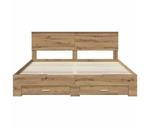 Lovos Rėmas Amatininkų Ąžuolas 180 X 200 Cm Apdirbta Mediena