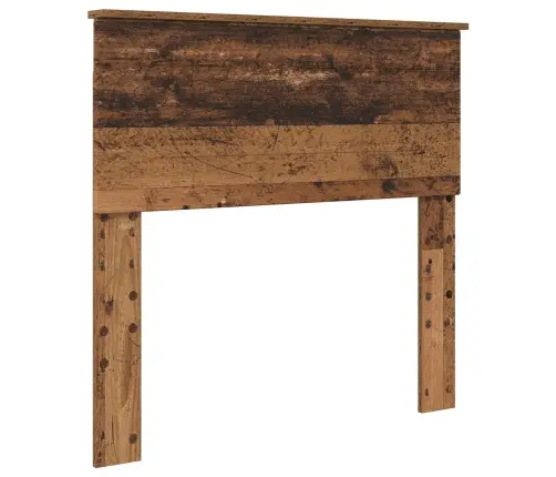 Voodi Raam Peaga Sahtliga Vana Puit 90 X 190 Cm Tehispuit