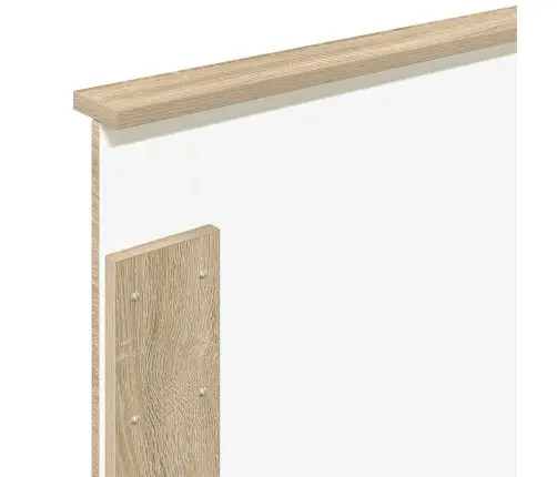 Diena Gulta Ar Atvilktni Sonoma Ozols Un Melns 100 X 200 Cm Vidaxl