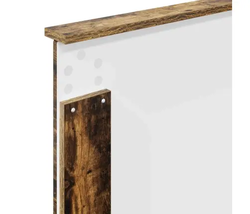 Diena Gulta Dūmu Ozols Un Melns 75 X 190 Cm Inženierijas Koks Vidaxl