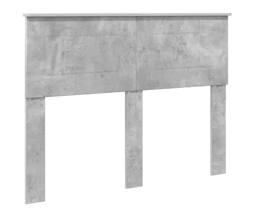 Gultas Rāmis Betona Pelēks 120 X 200 Cm Inženierijas Koks Vidaxl