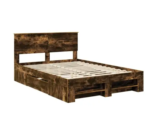 Lovos Rėmas Rūkyta Ąžuolas 140 X 200 Cm Apdirbta Mediena