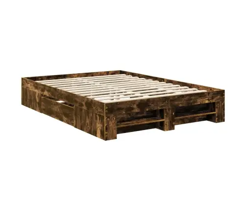 Lovos Rėmas Rūkyta Ąžuolas 140 X 200 Cm Apdirbta Mediena