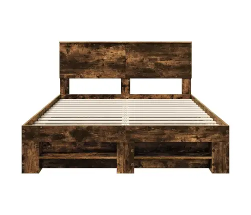 Lovos Rėmas Rūkyta Ąžuolas 140 X 200 Cm Apdirbta Mediena