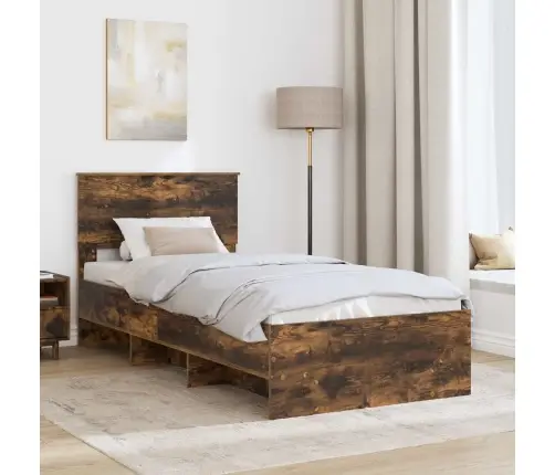 Lovos Rėmas Rūkyta Ąžuolas 80 X 200 Cm Apdirbta Mediena