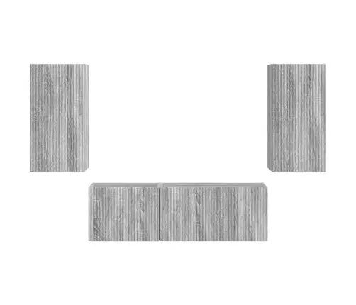 Pelēks Sonoma 60 X 31 X 29,5 Cm Vidaxl