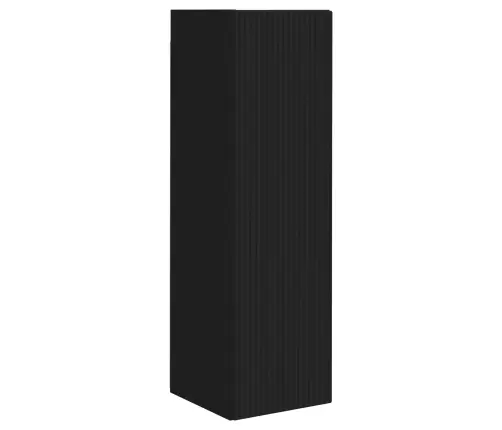 Tvirtinamas Prie Sienos 4 Pcs Juoda