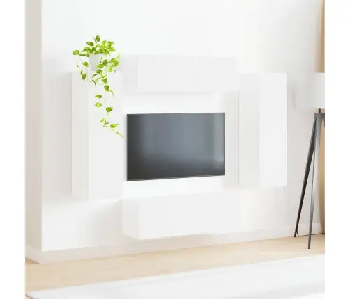 Augsta Spīduma Baltā Krāsa 98 X 31 X 29,5 Cm Vidaxl