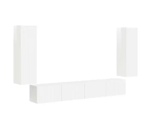 Augsta Spīduma Baltā Krāsa 98 X 31 X 29,5 Cm Vidaxl