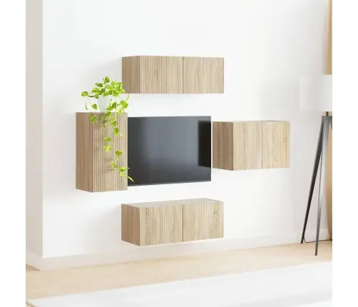 4 Pcs Sonoma Ozols Vidaxl