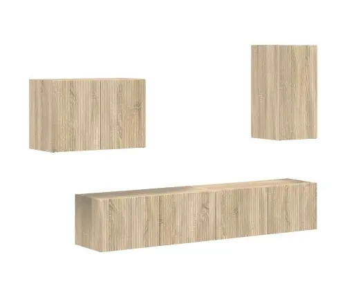 4 Pcs Sonoma Ozols Vidaxl