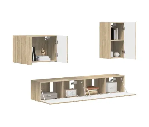 4 Pcs Sonoma Ozols Vidaxl