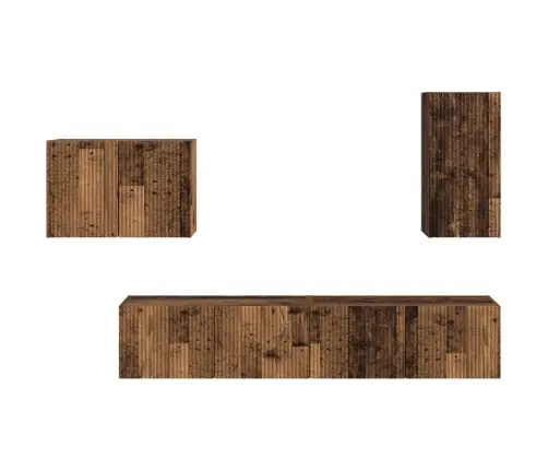 4 Pcs Vecs Koks Vidaxl