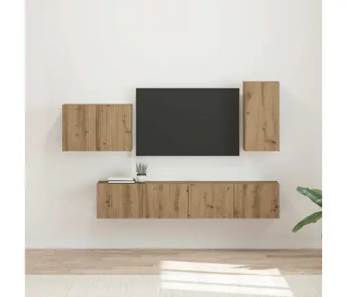 4 Pcs Artisānā Ozols Vidaxl