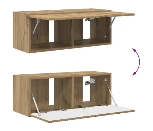 4 Pcs Artisānā Ozols Vidaxl