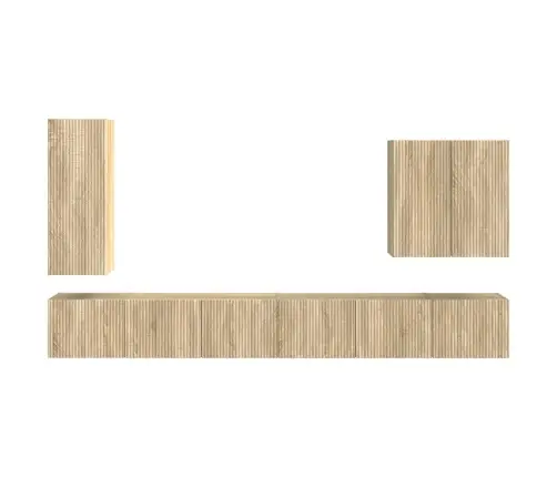 6 Pcs Sonoma Ozols Vidaxl