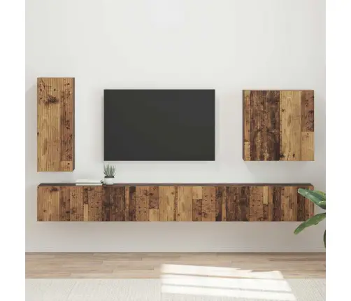 Seinale Kinnitatav 6 Pcs Vana Puit